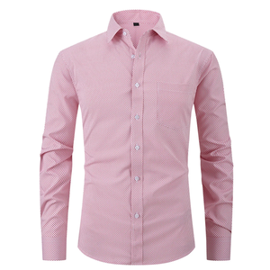 เสื้อเชิ้ตผู้ชายคอปกพับได้ ไซส์ใหญ่ สไตล์คลาสสิกและทันสมัย ผ้าฝ้าย ทรงเข้ารูป สวมใส่สบาย เหมาะสำหรับงานทางการ จากบังกลาเทศ - Product Image 3