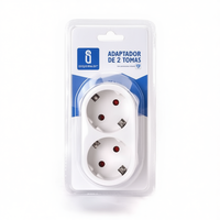 Adaptateur 2 prises 5U pour systèmes électriques de camping-cars Fabriqué en Espagne Modèle 177355