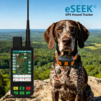 Traceur GPS pour chien eSEEK 4G VHF, collier étanche avec PDA portable, suivi en temps réel pour chiens de chasse