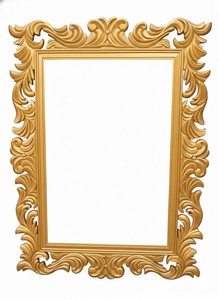 Venetian Victorian <b>Rectangle</b> Wood Square Long Full <b>Wall</b> <b>Mirror</b> Etched Floral Beveled Frame Antique Silver Full Length Decorative - Product Image 6