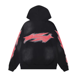 Sudadera con capucha tipo balaclava extragrande y gruesa, estilo streetwear, con cobertura facial completa, ideal para pedidos al por mayor con logotipo personalizado. - Product Image 2