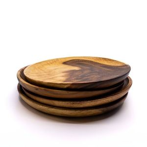 Premium Hardwood Wooden Dinner <b>Plate</b> With Elegant Craftsmanship For Restaurants Hotels And Dining Spaces - Product Image 3