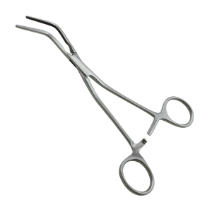 KOUNAIN 160mm acier inoxydable Atrauma Cooley 60 degrés coudé pince chirurgicale cardiovasculaire Source d'alimentation manuelle - Product Image 2