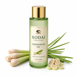 Aceite Esencial de Limoncillo de Tamil Nadu 100% Puro y Natural de Primera Calidad, Destilado al Vapor, para Aromaterapia y Cuidado Facial, Kodai Global Export - Product Image 1