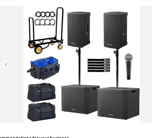 Livraison gratuite XPRS102 10 enceintes actives amplifiées W18 Subwoofer Duo Pack Équipement audio - Product Image 1