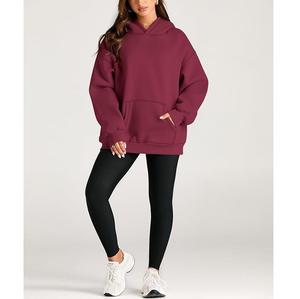 Hauts à manches longues décontractés surdimensionnés de haute qualité pour femmes et filles, sweats à capuche pour femmes de BD - Product Image 2