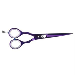 Ciseaux de coiffure professionnels en acier inoxydable 440C, lame tranchante, manche moyen, pour droitiers, usage en salon, légers, réutilisables - Product Image 6