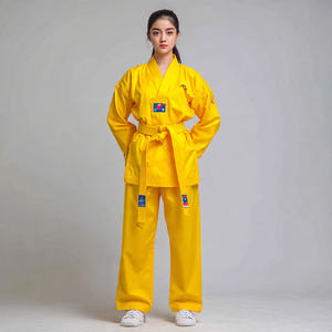 Uniforme de Taekwondo y Boxeo al por Mayor para Mujer, 100% Algodón Poliéster, Traje de Entrenamiento para Luchadoras, Uniformes de MMA y Taekwondo para Damas - Product Image 6