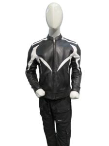 Veste de moto en cuir véritable sur mesure de qualité supérieure, coupe-vent, respirante, vêtements de sport, veste en cuir pour course automobile - Product Image 5