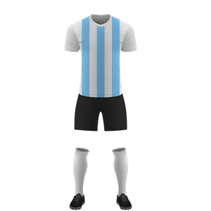 OEM Football Jersey Custom Blank Wholesale Printed Sublimated Mesh 100% <b>Polyester</b> Team Numbers Long Short Sleeve V Neck - Product Image 1
