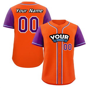 Camiseta de Béisbol Personalizada con Degradado Azul y Amarillo, Impresión Sublimada, Cierre de Botones, Manga Corta, Unisex, para Adultos - Product Image 3