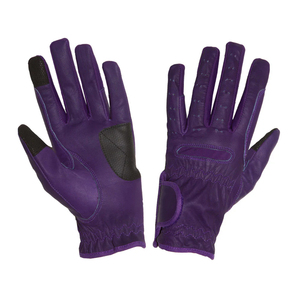 Soft Leather Horse Riding Gloves Comfortable Grip Anti Slip Equestrian Gloves for Outdoor Riding Training Use - Product Image 1