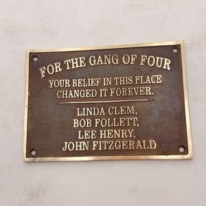 Brass <b>Memorial</b> <b>Plaque</b> Rectangular Casting Embossed Honor Sign Embossing Printing Wall Decor Modern Theme Home Business Use - Product Image 2