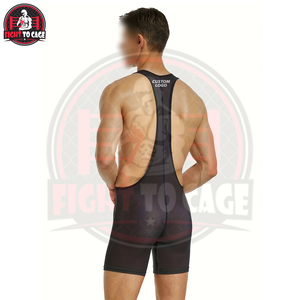 Traje de Lucha Libre Personalizado OEM, Ropa Deportiva de Alta Elasticidad, Spandex y Poliéster Estampado, Ropa de Artes Marciales con Cuello Redondo - Product Image 6
