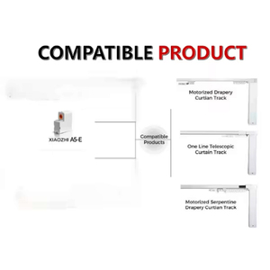 A5-E TUYA Zigbee Mini Modern Motorized <strong>Curtain</strong> <strong>Motor</strong> Aluminum Alloy 1.8Nm 80kg Capacity OEM <strong>Curtain</strong> <strong>Motor</strong> <strong>for</strong> Hotel - Product Image 5