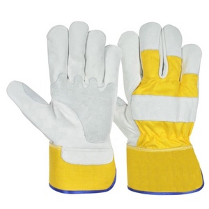 El agarre resistente de alta calidad usa guantes de cuero antideslizantes Protección de agarre Diseño cómodo Color personalizado para la construcción - Product Image 5