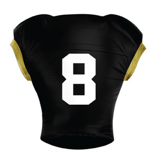 Maillot de football vintage américain sur mesure pour homme, style français, en maille tricotée oversize, col en V, coupe courte et carrée - Product Image 3