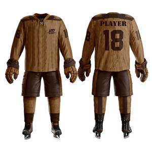 Uniforme de Hockey sobre Hielo Hecho a Medida, Uniforme de Hockey sobre Hielo de Alta Calidad, Uniforme de Hockey sobre Hielo 100% Poliéster - Product Image 1