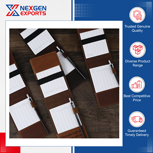 Porte-cartes de score de golf en cuir PU fabriqué en Inde avec porte-crayon, personnalisable, OEM/ODM disponible, prix attractif - Product Image 4