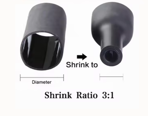 Wall <b>Heat</b> Shrinkable <b>Tube</b> Adhesive-Lined <b>Heat</b>-Shrink Polyolefin Tubing Automobile Electric Sealing Heatshrink - Product Image 2