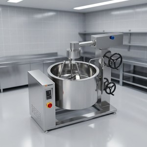 Chaudière à vapeur rotative à induction Amicook 380V/440V, modèle casseroles, équipement de restauration, appareil de cuisine pour sauter les aliments, sauces - Product Image 2