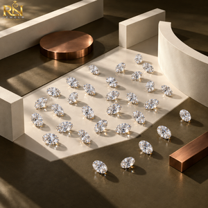 Diamant ovale de 4,00 carats cultivé en laboratoire, facettes distinctives, couleur DEF |   Pierres précieuses CVD HPHT non certifiées avec un éclat lumineux et des dimensions précises - Product Image 1