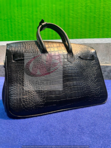 Bolso Tote de Piel de Cocodrilo Genuina para Mujer, Precio Directo de Fábrica, Forro Interior de Lona, Cierre de Gancho de Moda - Product Image 6