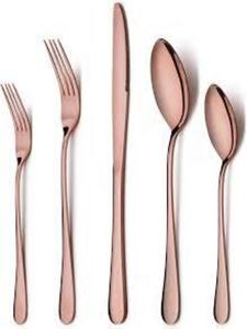 Ensemble de couverts en or de qualité export, vaisselle haut de gamme pour la restauration, fournisseur pour hôtels - Product Image 4