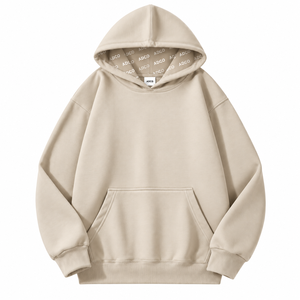 Sudadera con Capucha Extra Grande Personalizada para Hombre y Mujer, Sudadera de Algodón y Felpa, con Bolsillo Tipo Canguro, Ropa Casual de Invierno - Product Image 3
