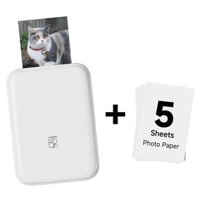 buy MT53 color photo portable printer mobile phone mini bluetooth <b>pocket</b> printer with sticker paper - Product Image 5