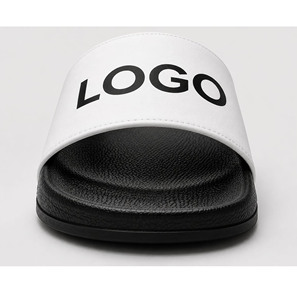 Wholesale Custom White Slide <b>Sandals</b> | Personalized Logo EVA Beach <b>Pool</b> Slippers | Private Label Manufacturer - Product Image 4