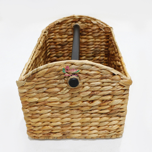 Artex Dong Thap caja de pañuelos de algas marinas tejidas a mano soporte de almacenamiento cesta de jacinto de agua de la fábrica de Vietnam - Product Image 4