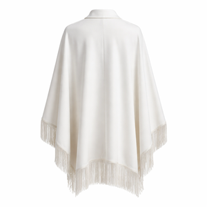 Fournisseur en gros de capes de mariage à franges de qualité supérieure - Fabricant de vestes de mariée sur mesure OEM - Product Image 2