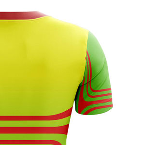 Chemise pour homme en coton et polyester de haute qualité, manches courtes, avec poche, séchage rapide, logo personnalisé, sublimation pour chemise personnalisée - Product Image 6