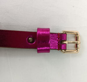 Cinturón de Cuero Genuino con Hebilla de Acero, Elegante y Vintage, Color Rosa, Duradero, para Hombres, Trajes, Jeans y Conjuntos de Fiesta, Tendencia 2026 - Product Image 2