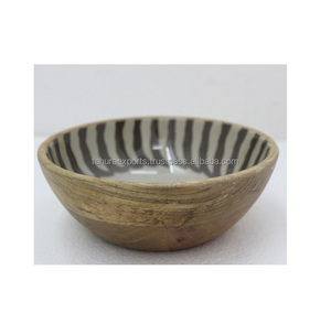 Best Shape Wooden Fruit <b>Salad</b> <b>Serving</b> <b>Bowls</b> in Customized Shape Size and Finishes for Home Decoration and Party Supplies - Product Image 6