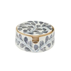 High Demand Traditional Hand Engraved Bone Inlay Bamboo <b>Heat</b> Resistant Eco-Friendly Indian Artisan <b>Coasters</b> Stylish Drink Pad - Product Image 6