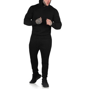 Conjunto Deportivo Informal con Capucha para Hombre, Logotipo Personalizado, Ropa Deportiva Activa, Mangas Largas, Forro Polar Técnico, Algodón Transpirable, Venta al por Mayor - Product Image 4