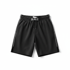 Pantalones Cortos de Muay Thai para Hombre, Jersey de Artes Marciales Mixtas para Gimnasio y Entrenamiento + Pantalones Cortos Rashguard 100% Poliéster, Corte Regular, Secado Rápido - Product Image 1