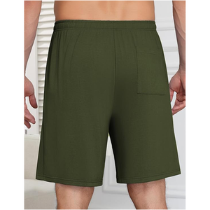 Shorts de fitness pour hommes, tissu extensible à séchage rapide, pour la salle de sport, l'entraînement, la course à pied, coupe athlétique confortable, taille élastique - Product Image 3