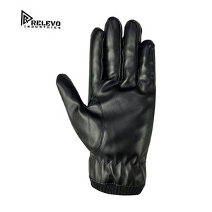 Gants en cuir de qualité supérieure et entièrement confortables, épais, coupe-vent, chauds, imperméables, pour moto, pour l'hiver, compatibles avec écran tactile - Product Image 5