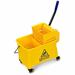 Yellow <b>Cleaning</b> <b>Mop</b> Bucket - Product Image 2