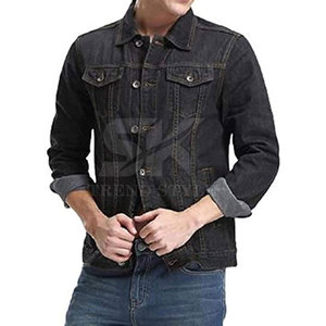 Chaqueta de Mezclilla para Hombre, Corte Ajustado, Fabricación Profesional, Uso Casual y al Aire Libre, Personalizable - Product Image 4