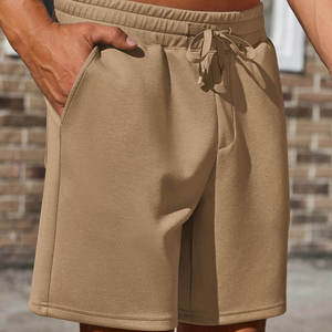 Shorts de sport athlétiques premium pour hommes en polyester avec cordon de serrage, taille élastique, logo personnalisé, couleur unie, respirants, pour la gym, la course et l'entraînement - Product Image 6