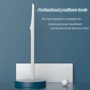 Kits d'outils de pédicure, grattoir à pieds professionnel en acier inoxydable pour éliminer les peaux mortes, 6 grattoirs à pieds - Product Image 5