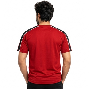 Camisetas de hombre en oferta: Las camisetas de hombre más vendidas hechas en Pakistán, de nueva moda, lisas, con ribete, ligeras, estilo urbano. - Product Image 5