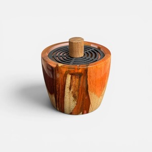 Brûleur à Bakhoor et porte-encens Oud en bois d'acacia et résine, artisanal et élégant, pour une décoration intérieure de luxe, style islamique - Product Image 3