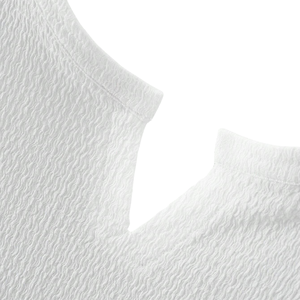 Camiseta sin mangas de punto texturizado con letras para hombre, chaleco informal de verano con cuello en V, suave, cómoda, ligera, a la moda, estilo urbano - Product Image 6