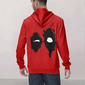 Sudadera con Capucha de Alta Calidad para Hombre, Informal, Unisex, de Algodón Grueso, Talla Grande, con Estampado Personalizado, Color Negro - Product Image 1