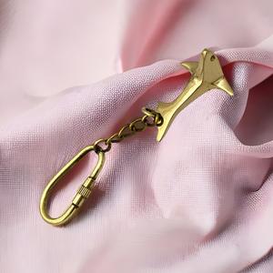 Porte-clés en métal en forme de poisson KC6 - Product Image 1